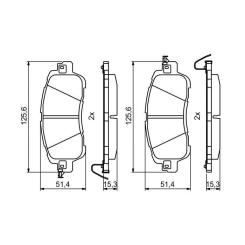 Тормозные колодки Bosch 0986494832 Фото