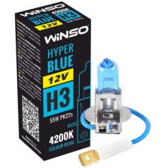 Автолампа WINSO H3 HYPER BLUE 4200K 55W Фото 1