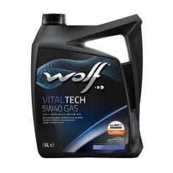 Моторное масло Wolf VITALTECH 5W40 GAS 5л Фото