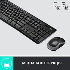 Комплект Logitech MK270 Wireless UA Black Фото 3