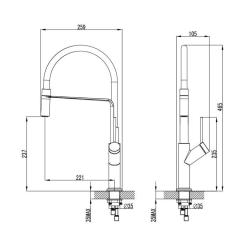 Смеситель Corso ADDA EB-4B520C (9635110) Фото 4