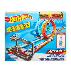 Автотрек Hot Wheels Портативный "Двойная петля" Фото