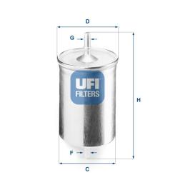 Фильтр топливный UFI 31.718.00 Фото