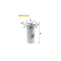 Фильтр топливный Wixfiltron WF8445 Фото