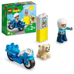 Конструктор LEGO DUPLO Town Полицейский мотоцикл 5 деталей Фото 1