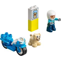Конструктор LEGO DUPLO Town Полицейский мотоцикл 5 деталей Фото 8