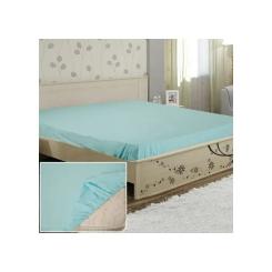 Простынь Ярослав на резинке бязь 11 ментоловый 200х180х20 Фото