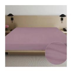 Простынь Ярослав сатин 07 лиловый 180х215 Фото