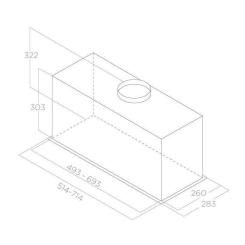 Вытяжка кухонная Elica LANE IX/A/52 Фото 8
