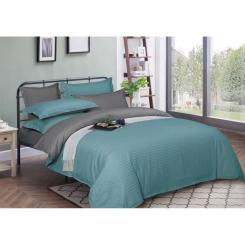 Пододеяльник MirSon Satin Stripe 30-0015 + 30-0011 Skylly 160х220 см Фото