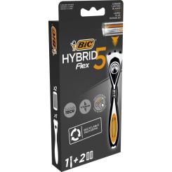 Бритва Bic Flex 5 Hybrid с 2 сменными картриджами Фото 1