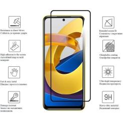 Стекло защитное Drobak Poco M4 Pro (Black) Фото 1