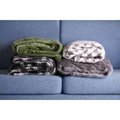 Плед Ardesto Embossed тауп, 200х220 см Фото 7