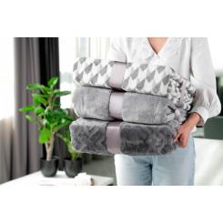 Плед Ardesto Flannel сірий, 160х200 см Фото 2