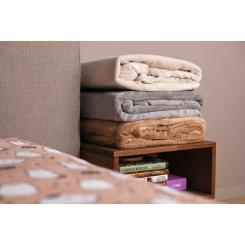 Плед Ardesto Flannel сірий, 160х200 см Фото 5