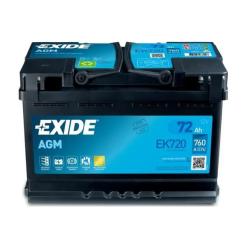 Аккумулятор автомобильный EXIDE START-STOP AGM 72Ah 760EN Фото