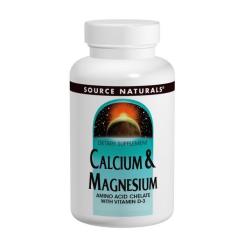 Витаминно-минеральный комплекс Source Naturals Кальций & Магний 300мг, 250 таблеток Фото