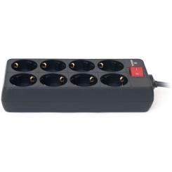 Сетевой фильтр питания REAL-EL RS-8 Protect 5m, black Фото 4