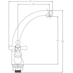 Смеситель Kroner Hamburg-C010 Фото 6