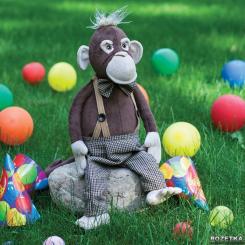 Мягкая игрушка Orange Обезьяна-стиляга Буба, 55 см Фото 1