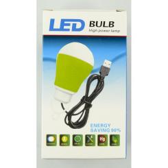 Светильник Dengos LED-BULB-5V5W-GREEN Фото 1