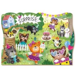 Пазл DoDo Праздник котиков, 30 элементов Фото 1