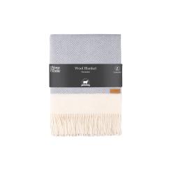 Плед Ardesto Leonardo Bianco 140x200 см, голубой Фото