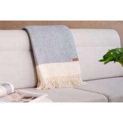 Плед Ardesto Leonardo Bianco 140x200 см, голубой Фото 5