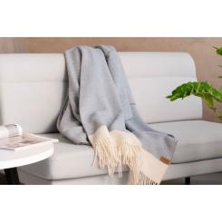 Плед Ardesto Leonardo Bianco 140x200 см, голубой Фото 6