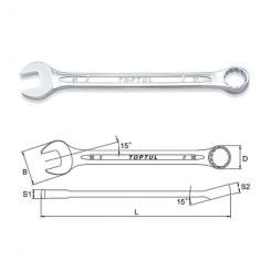Ключ Toptul комбинированный 32мм Фото 1