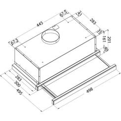 Вытяжка кухонная Pyramida ATH 50 (400) WH Фото 7