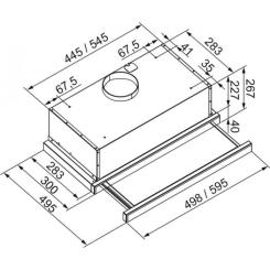 Вытяжка кухонная Pyramida ATH 60 (700) BL Фото 6