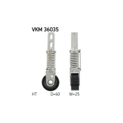 Натяжитель ремня с роликом SKF VKM 36035 Фото