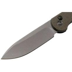 Нож Civivi Button Lock Elementum Dark Green Micarta Фото 2