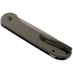 Нож Civivi Button Lock Elementum Dark Green Micarta Фото 6