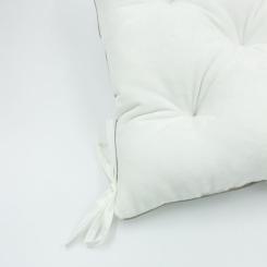 Подушка на стул MirSon 28-0001 White Velvet 40х40 см Фото 2
