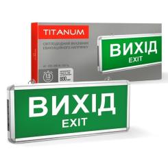 Светильник TITANUM LED аварійний ВИХІД односторонній 230V Фото 2