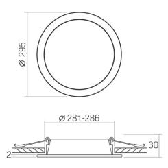 Светильник Videx LED 26W 5000K Фото 2