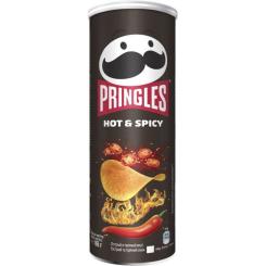 Чипсы Pringles Hot&Spicy Острые 165 г Фото