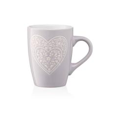 Чашка Ardesto Heart 330 мл Grey Фото