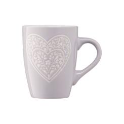 Чашка Ardesto Heart 330 мл Grey Фото 3