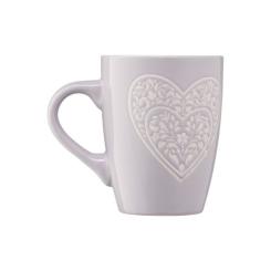 Чашка Ardesto Heart 330 мл Grey Фото 4