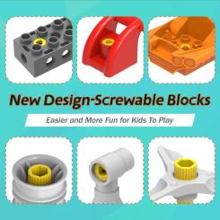 Конструктор Makerzoid Big Building Blocks-Mechanical Engineering Team Фото 6