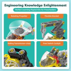 Конструктор Makerzoid Big Building Blocks-Mechanical Engineering Team Фото 7