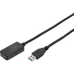 Дата кабель Assmann USB 3.0 AM/AF 5.0m active Фото