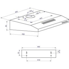 Вытяжка кухонная Minola HPL 512 I Фото 7