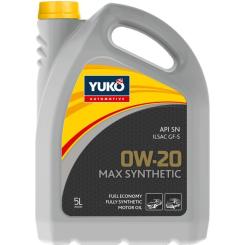 Моторное масло Yuko MAX SYNTHETIC 0W-20 5л Фото