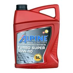 Моторное масло Alpine 10W-40 Turbo Super 5л Фото