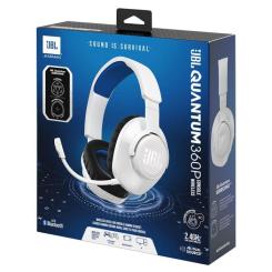 Наушники JBL Quantum 360P Wireless for PS White Фото 9