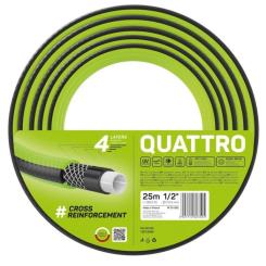 Поливочный шланг Cellfast QUATTRO, 1/2', 25м, 4 шари, до 20 Бар, -10…+50°C Фото